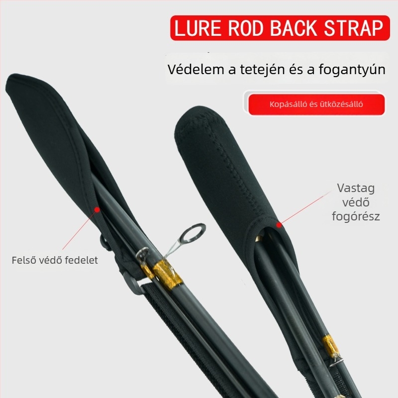 Csali orsóvédő borítás pánttal – Horgászbot táska és univerzális tároló tok