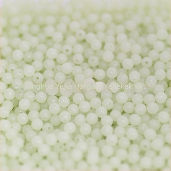 Fénylő horgász gyöngyök, gömbölyű alak, műanyag anyag, 1000 darabos csomag