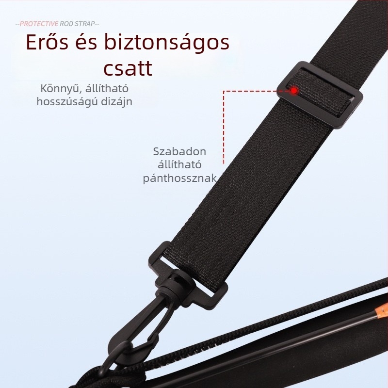 Csaliorsóvédő tok pánttal és botzsákkal (Márka: Other; Kód: Ztc481; Anyag: Canvas)