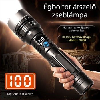 LED zseblámpa zoom funkcióval, Clowicsr LED chip, LED típus LED, feszültség ≤36V, alumínium ötvözet test