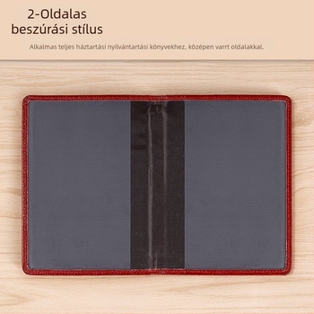 Paszport és dokumentumtartó, PVC anyag, PU bélés, egyszínű dizájn, uniszex, 2024 ősz