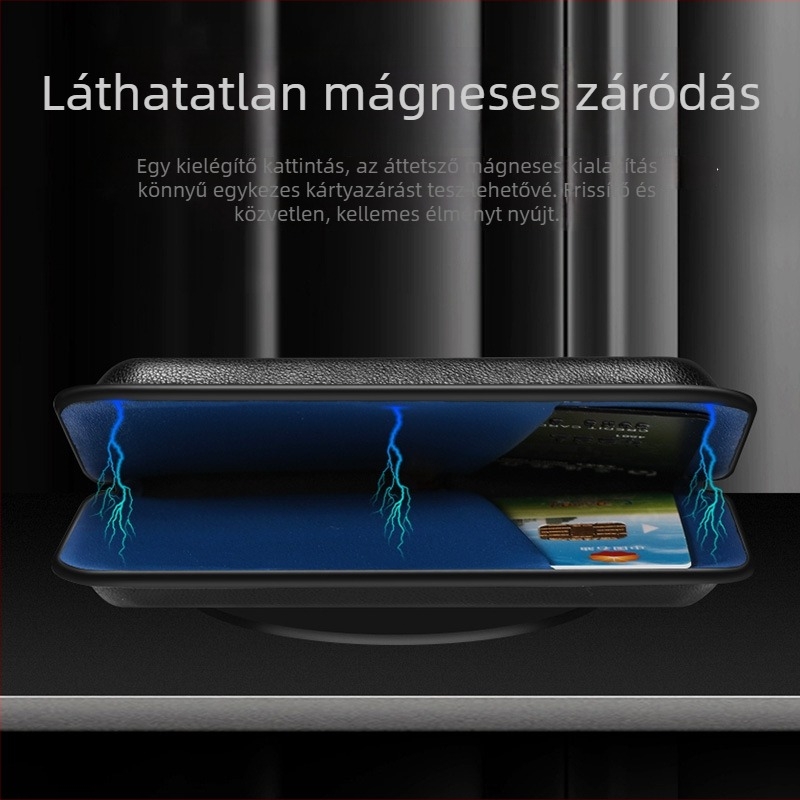 NEWBRING K30CXKB Valódi bőr kártyatartó – Uniszex, azonosító és több kártya számára, mindennapi használatra