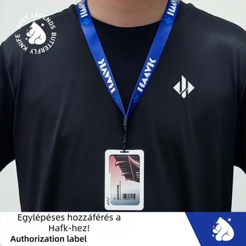 Univerzális kártyatartó medállal — szobakártyákhoz, diákigazolványhoz és bankkártyákhoz — műanyag, kreatív stílus