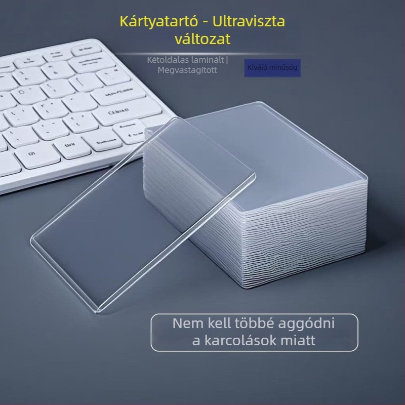 Egyedi, vastagított kártyatartó tokok kártyajátékokhoz és Polaroid-Album védelméhez