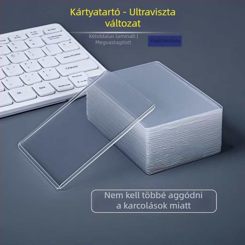 Egyedi, vastagított kártyatartó tokok kártyajátékokhoz és Polaroid-Album védelméhez