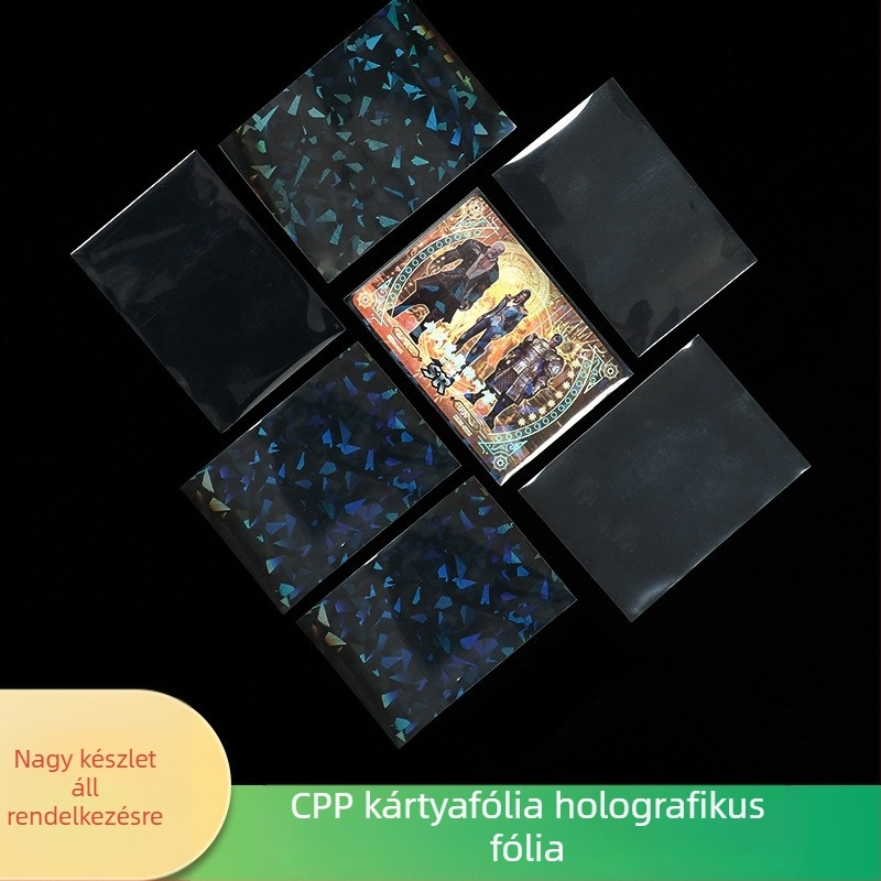 Kártyavédő tasak, méret 5,7 × 8,7 cm, 20 mil vastagságú film