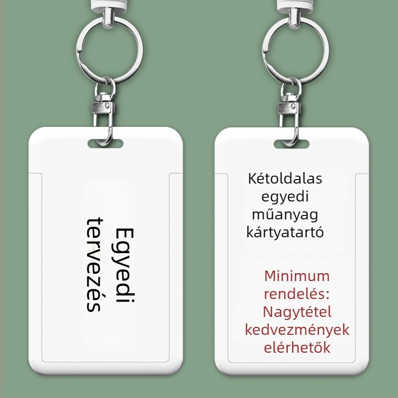 Kártya tok - Képregényes dizájn, Testreszabható, Műanyag, Modern minimalista stílus