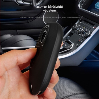 TPU kulcs tok Mercedes-Benz kulcsokhoz – kompatibilis A-Class, C-Class, E-Class és S-Class kulcsokkal; modellek A200L, C260L, E300L; teljes védelem; egyszerű stílus.
