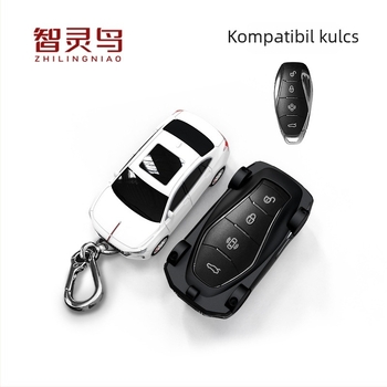 Smart Bird Hongqi H5 kulcs tok világítással – műanyag védőtok autókulcsra, trendi stílus