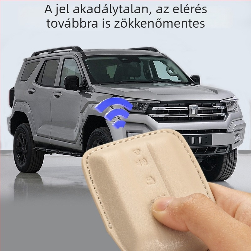 Valódi bőrből készült Tank 300 kulcstartó tok, kompatibilis a 700 és 500 modellekkel, hi4t, belső csat