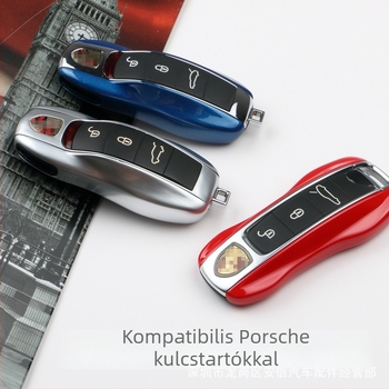 Porsche kulcstartó tok Cayenne, Macan, Panamera, 718 és 911 modellhez