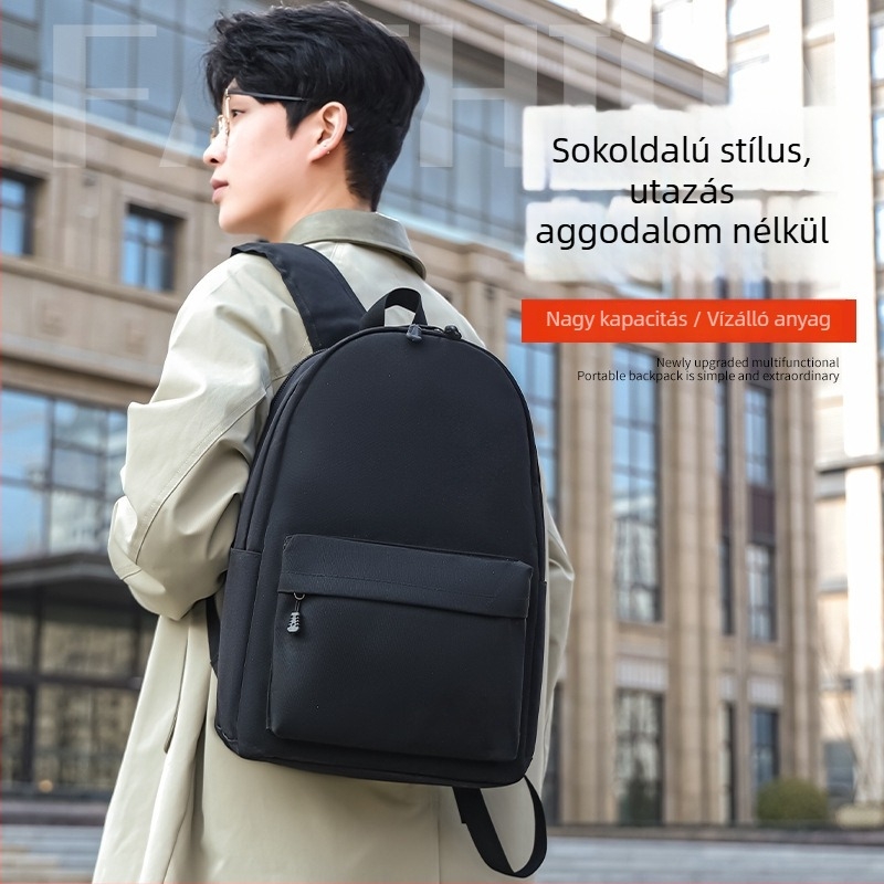 Üzleti utakhoz tervezett hátizsák, uniszex, Oxford anyag, 20–35 L kapacitás, bővíthető, kompatibilis 14 colos laptophoz