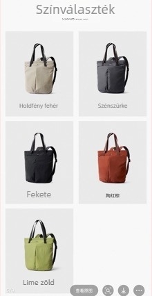 Könnyű nylon hátizsák mindennapi használatra, uniszex, 9 hüvelykes laptophoz illeszkedik, kapacitás legfeljebb 20 liter, poliészter bélés, légpárnázott vállpántok