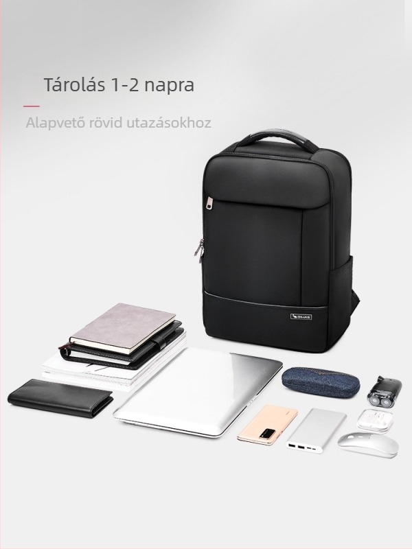 Üzleti utazásokhoz való laptop hátizsák (36–55L kapacitás, nylon anyag, terheléscsökkentő dizájn, üzleti ingázó stílus)