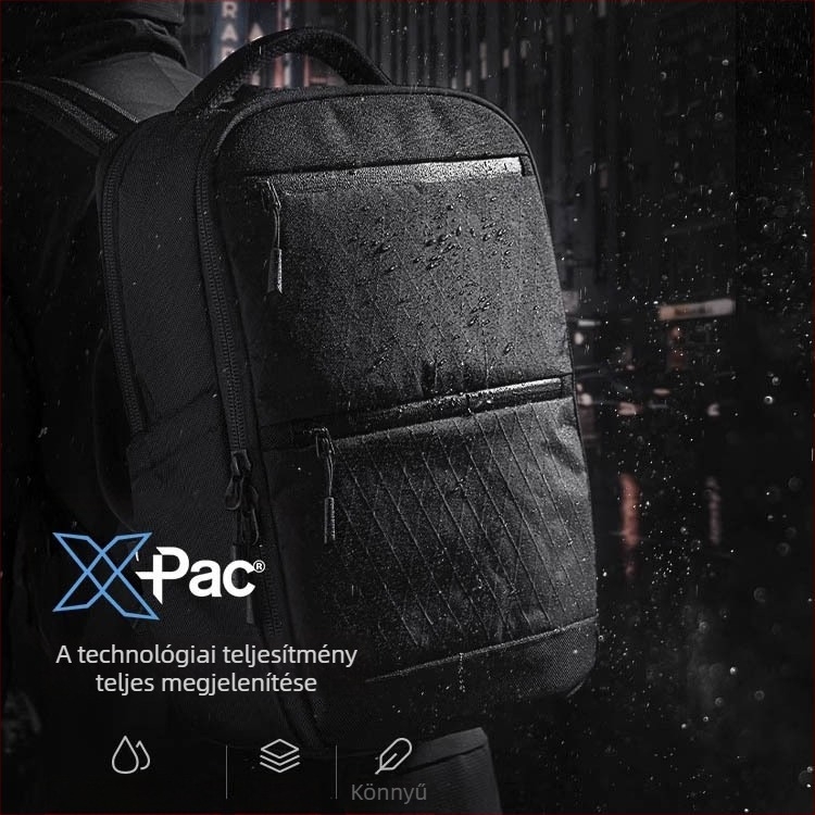 XPAC határokon átívelő multifunkcionális hátizsák utazáshoz és üzleti utakhoz, 20–35L kapacitás, uniszex, 16 hüvelykes laptop kompatibilis, nylon, lélegző