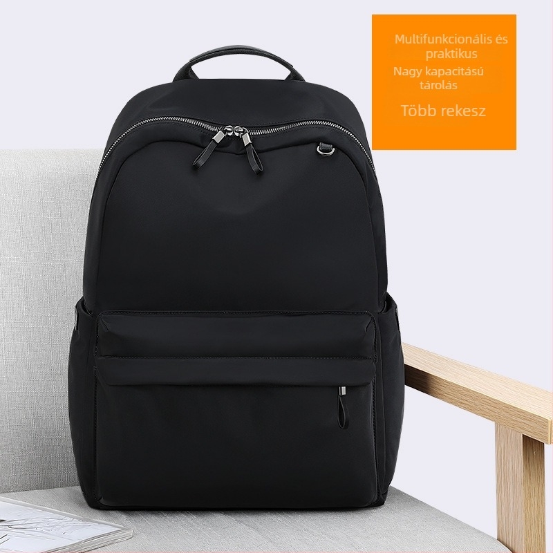 Uniszex nylon hátizsák, 20–35 L kapacitás, vízálló, 15 hüvelykes laptop számára, városi minimalist dizájn