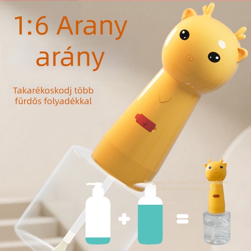 Háziállatok habos fürdőeszköze – műanyagból, rénszarvas motívummal, kutyáknak, 100 darab dobozban