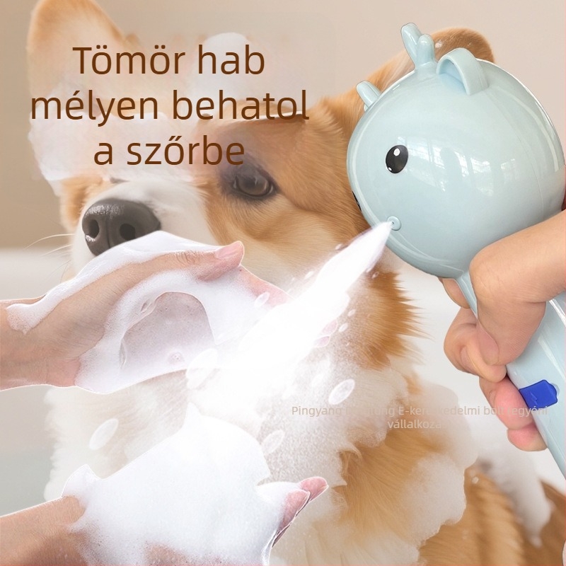 Háziállatok habos fürdőeszköze – műanyagból, rénszarvas motívummal, kutyáknak, 100 darab dobozban
