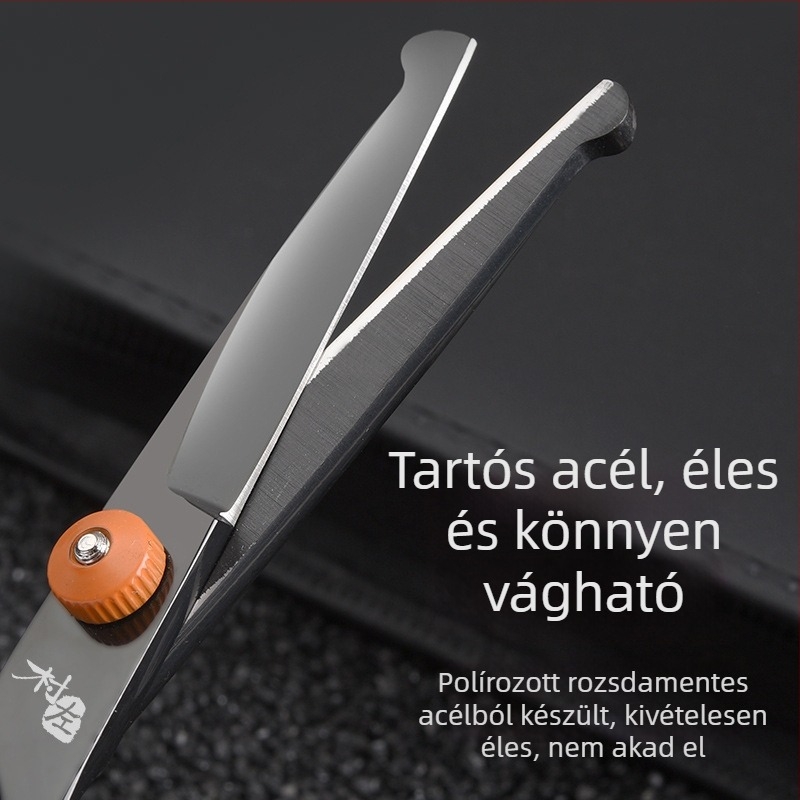 Rozsdamentes acélból készült háziállatgondozó olló – kutyák és hosszú szőrű macskák szőrzetének vágására, tappancs szőr nyírására