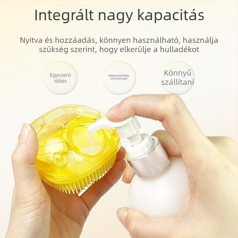 Kutyák fürdető és masszázs keféje — műanyag, márka Ferret fragrance