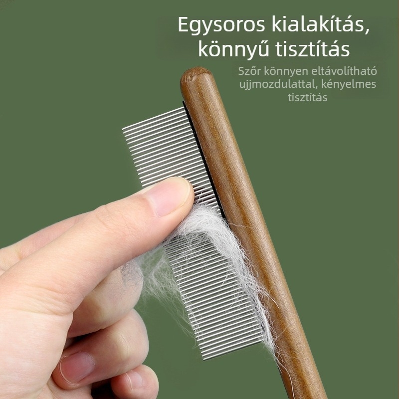 Kisállat fésű kutyáknak — műanyagból, Factory Direct Sales márka, 100 darabos csomag.