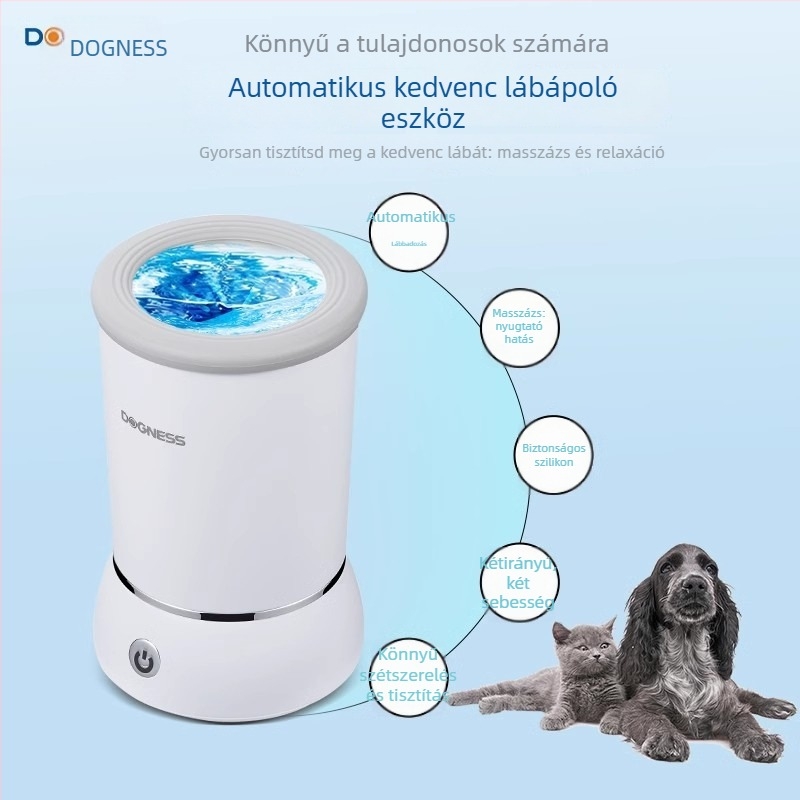DOGNESS Kutya Mancs Mosó Eszköz – Automata Mancsmosó Pohár, Műanyag, Kutyáknak