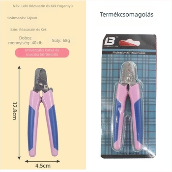 Lebi kisállat körömvágók — 40 darabos csomagolás, ajándékba illő, macskák számára