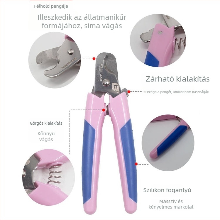 Lebi kisállat körömvágók — 40 darabos csomagolás, ajándékba illő, macskák számára