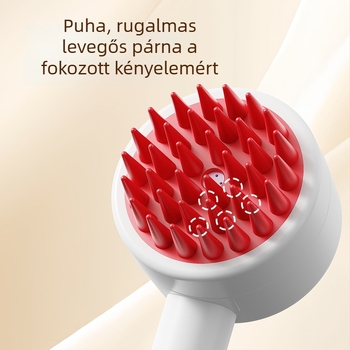 Macska fürdető és masszírozó kefe – 2-in-1 ápoló eszköz folyadékkal a tisztításra és a laza szőr eltávolítására