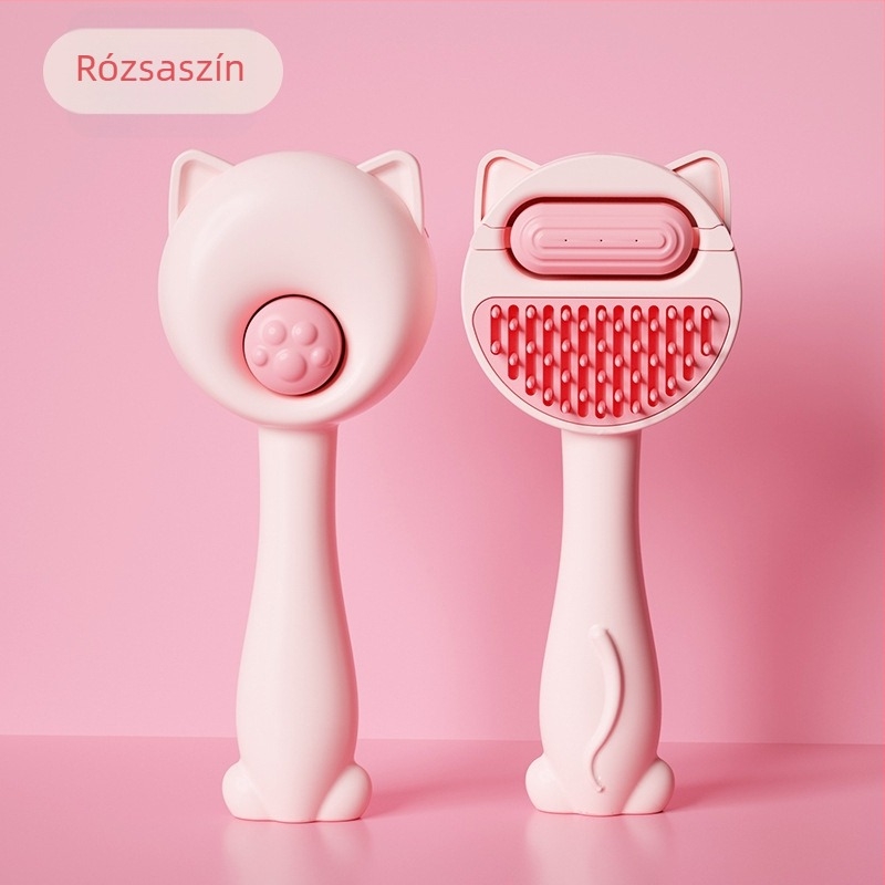 Macska- és kutya szőrzeteltávolító kefe, vízbefecskendezéses tisztítás, nem mosó kivitel, ABS+TPR anyag, doboz 110 darab, hivatalos magánmárka