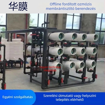 Ipari fordított ozmózis membrán tisztító berendezés offline tisztítóeszközökkel és skálázás elleni inhibitorral tiszta vízhez