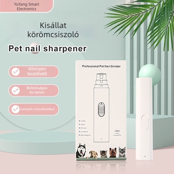 Elektronikus körömcsiszoló háziállatok számára, újratölthető, csendes macskáknak, ápolási eszköz