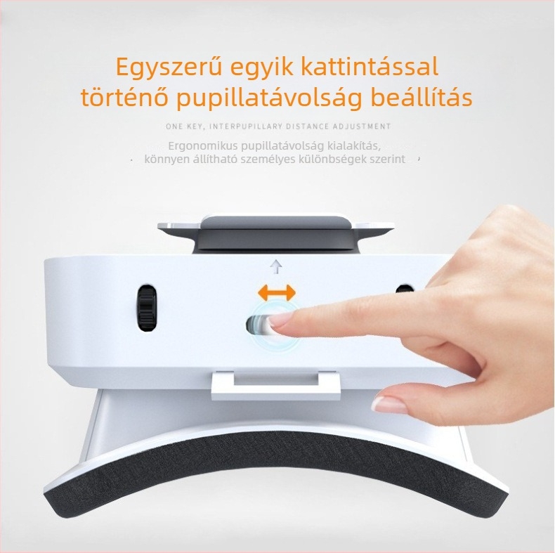 G05 VR szemüveg Android operációs rendszerrel, NTSC videó bemenet, gyanta test, tömeg 300 g