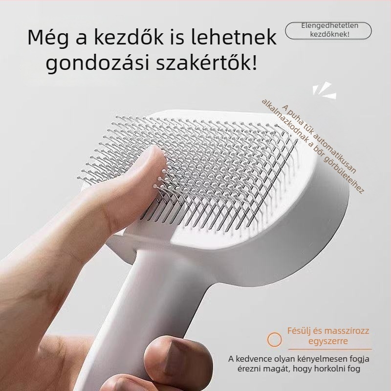 Leben macska- és kutyafésű laza szőr eltávolítására, macska szőrtisztító, tűs kutyafésű, háziállat-ápoló fésű