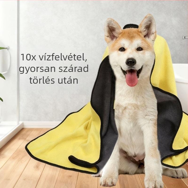 Friendly mikroszálas abszorbens kutya fürdető törölköző