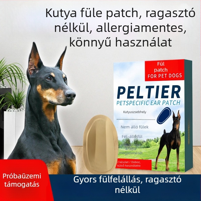 Kutya fül fixáló eszköz - Műanyag; 100 darabos doboz; Kutyáknak (Anyag: Műanyag; Doboz mennyiség: 100; Cél: Kutyák)