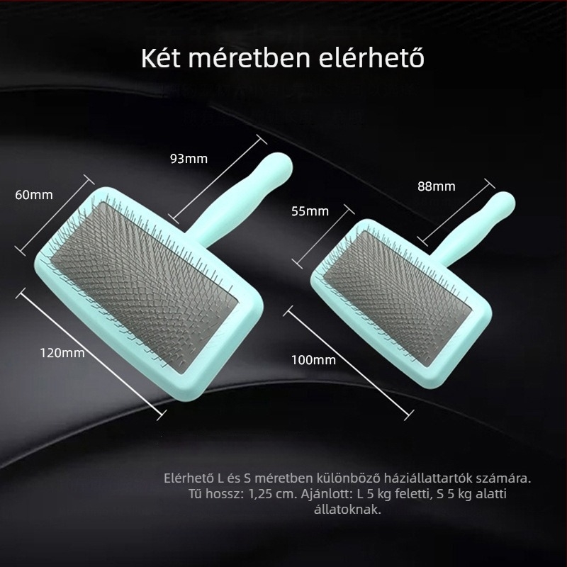 MD Meigu Légpárnás tűs fésű kutyáknak – ABS, tűs hajkefe, doboz 100 db
