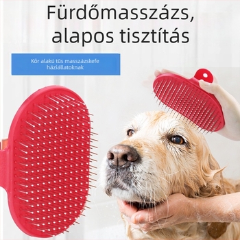 Pet Baihui fürdő/masszázs kefe kutyáknak