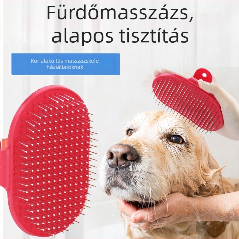 Pet Baihui fürdő/masszázs kefe kutyáknak