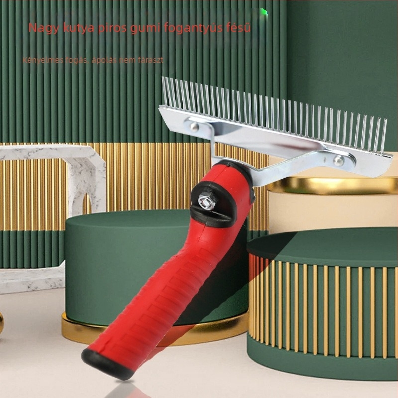 Fém kutya fésű-ecset közepes és nagy testű kutyáknak; csomagolás 160 db