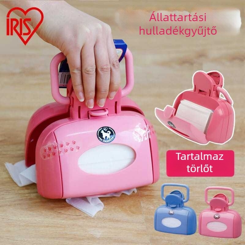 Kutyapiszokgyűjtő Iris/Alice — folyamatos tekercses kialakítás (Márka: Iris/Alice; Importált: Nem; Vastagság: Normál)