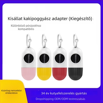 FIDA hordozható kutya ürülék zacskó adagoló, 20 zacskóval a csomagban