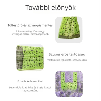 Háziállat-hulladék zacskók kutyáknak és macskáknak, mellény-stílusú zacskók, vastagított biológiailag lebomló PE