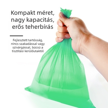 Kutyák és macskák ürülékének egyszer használatos zacskói, tekercses típus, PE anyag, normál vastagság
