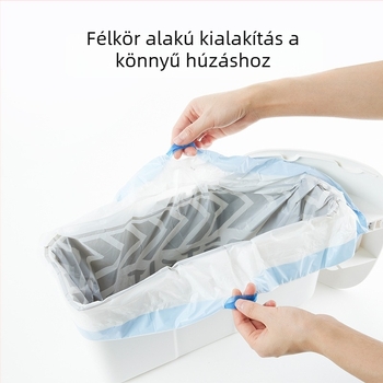 Biológiailag lebomló HDPE macskaalmás zacskók, 20 darabos tekercs – környezetbarát macska toalett hulladék zacskók Small PetKit
