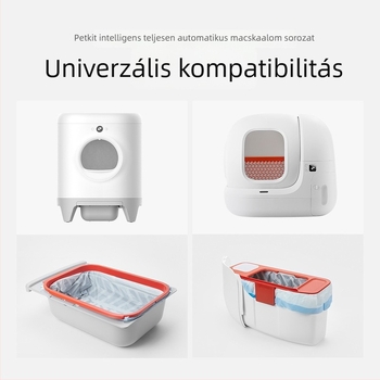 Biológiailag lebomló HDPE macskaalmás zacskók, 20 darabos tekercs – környezetbarát macska toalett hulladék zacskók Small PetKit