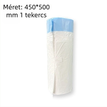 Automatikus macskaalmotálcához való szemetes zacskók, 15 db/tekercs, univerzális macska- és kutyabarát, hordozható