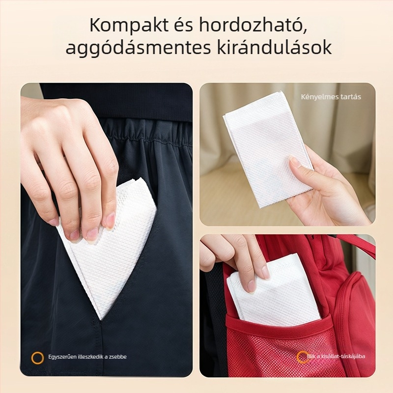 Kutyapiszák, dupla rétegű, vastag, nem szőtt anyagból, lapos szájú, egyszer használatos