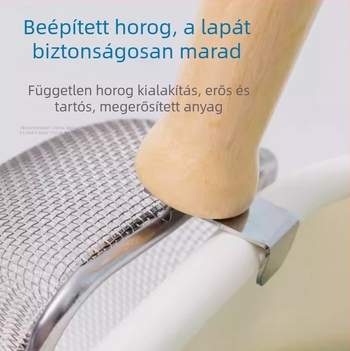 Fém finom hálós macskaalom-szedő, rozsdamentes acélból, macskák és kisállatok számára.
