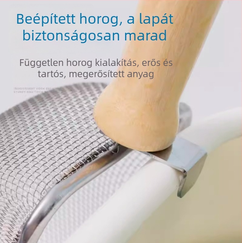 Fém finom hálós macskaalom-szedő, rozsdamentes acélból, macskák és kisállatok számára.